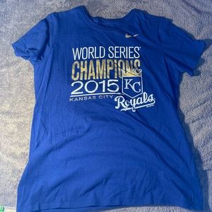 Size L Nike Royals World Series T-Shirt
